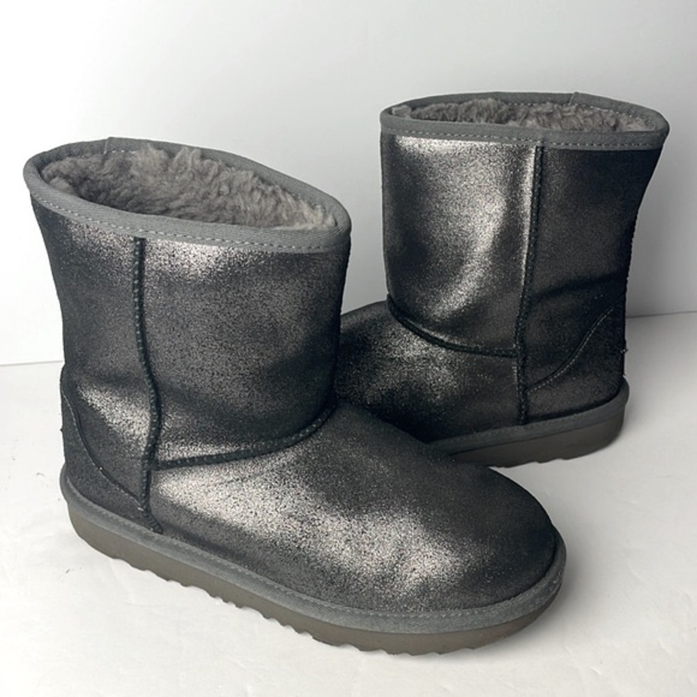 UGG Classic 2 Metallic Glitter Ankle Boots